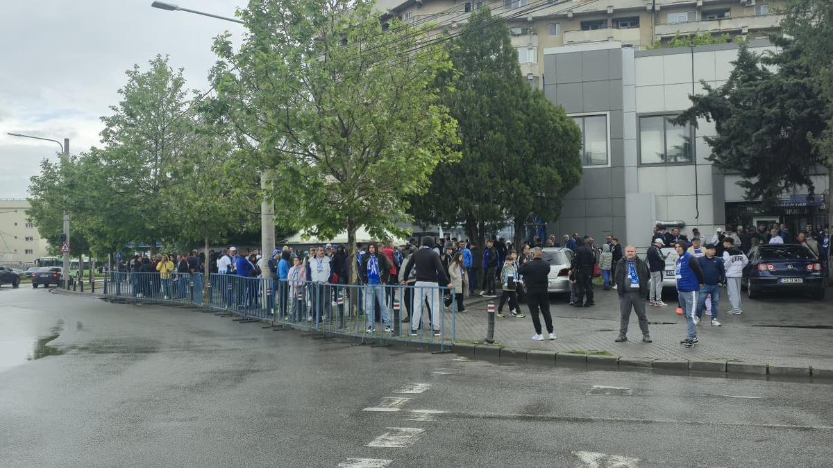 Universitatea Craiova - U Cluj: imagini înainte de meci