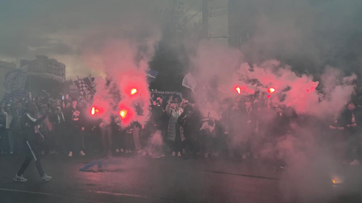 Universitatea Craiova - U Cluj, imagini aproape de meci