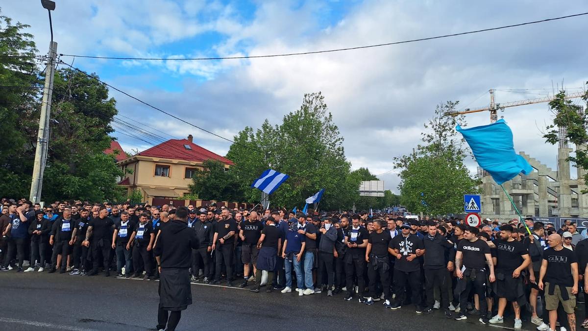 Universitatea Craiova - U Cluj: imagini înainte de meci