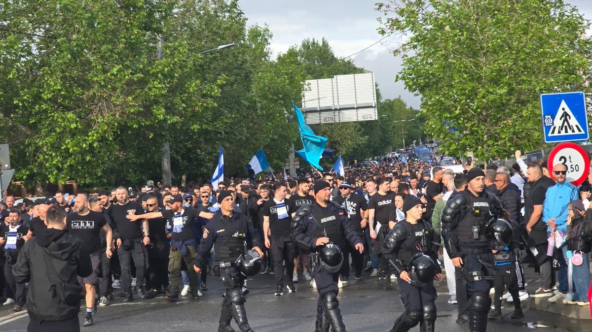 Universitatea Craiova - U Cluj: imagini înainte de meci