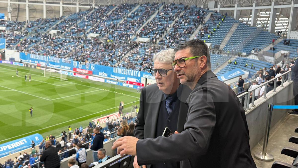 Familia Iorgulescu și Gică Hagi, întâlnire la Universitatea Craiova - U Cluj