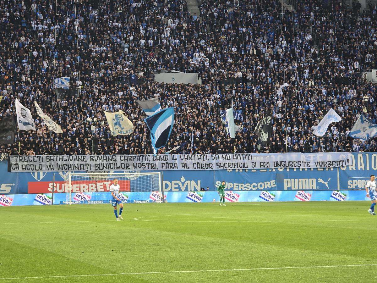 Mesaje afișate în Craiova - U Cluj, meci de titlu