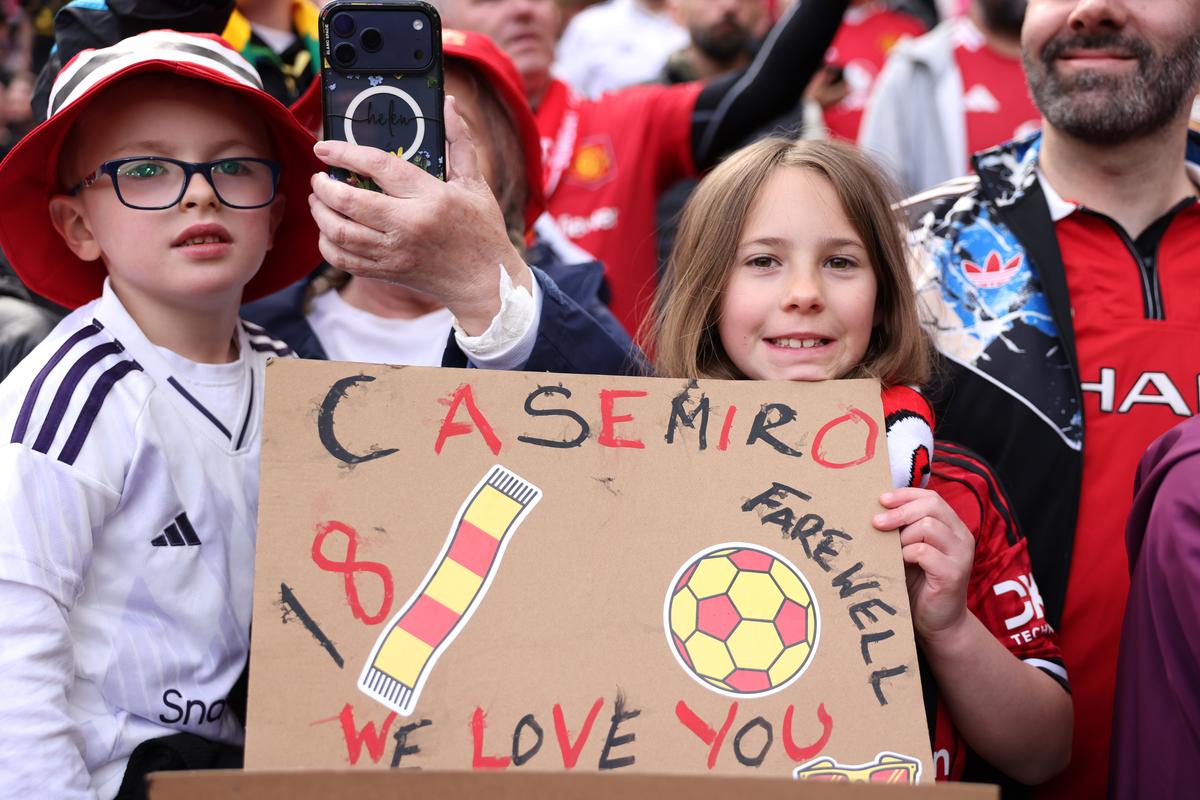Casemiro, despărțire emoționantă de Old Trafford