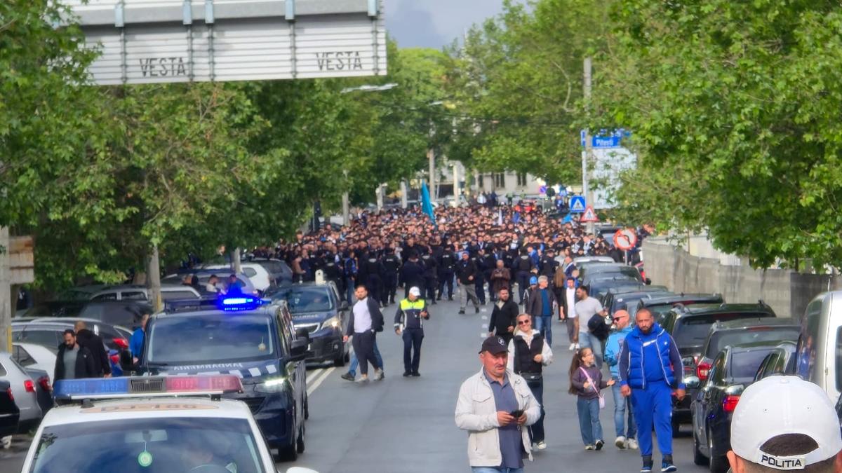Universitatea Craiova - U Cluj: imagini înainte de meci