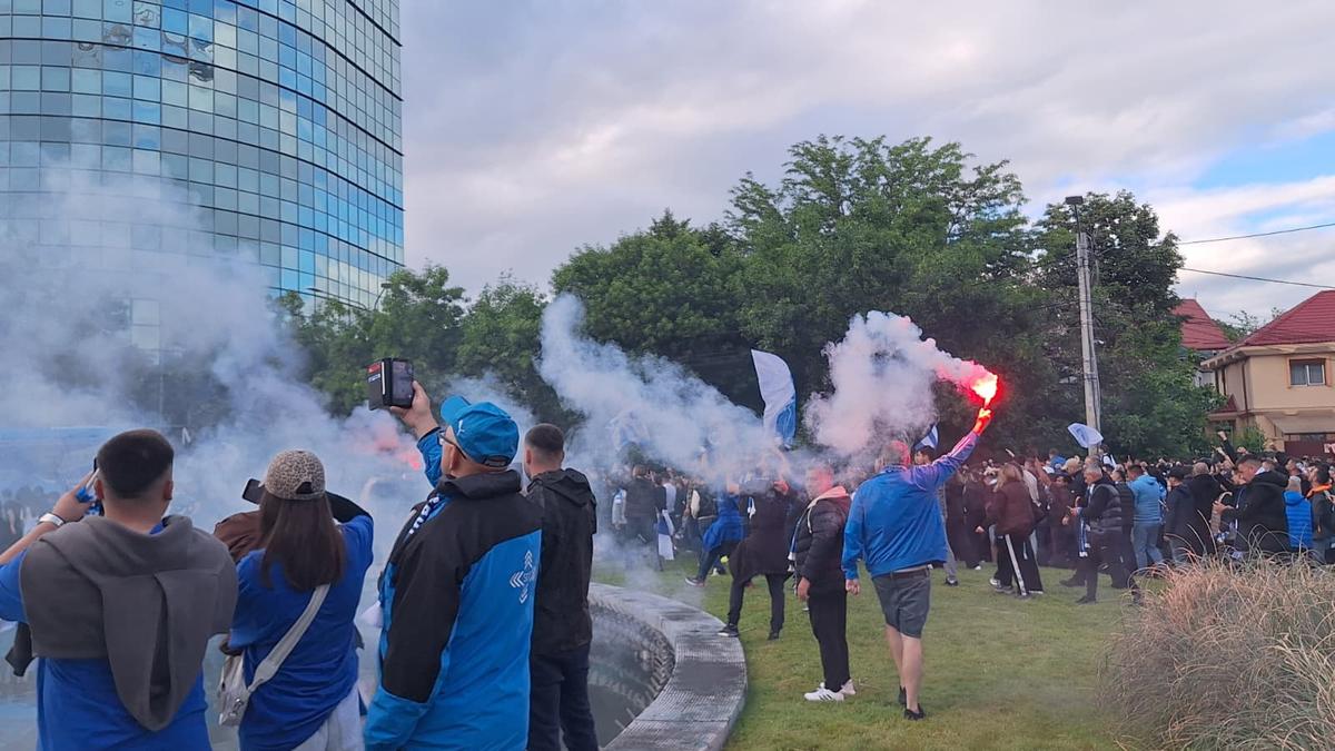 Universitatea Craiova - U Cluj, imagini aproape de meci