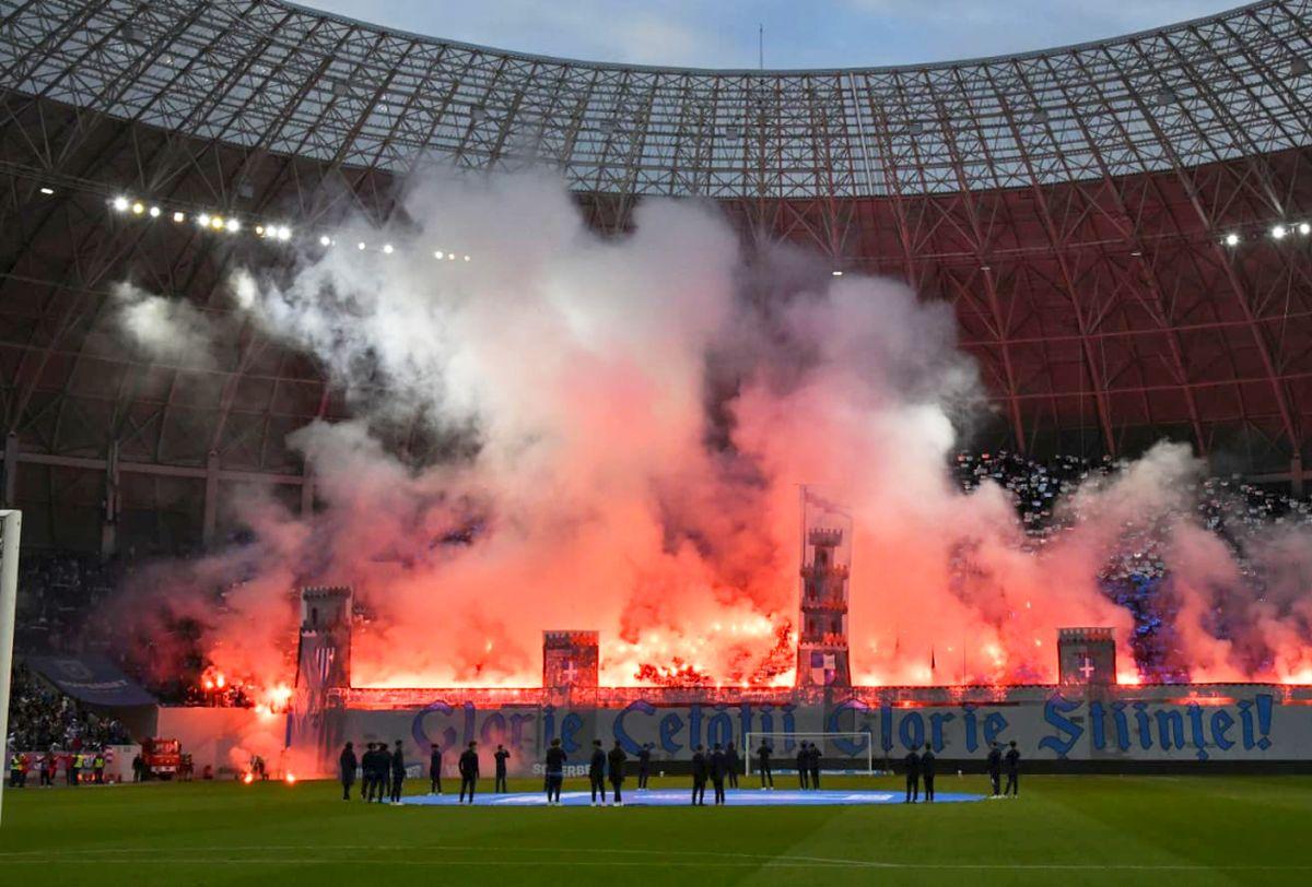 Oltenii au aprins peluza la meciul de titlu din Bănie! Demersul organizatorilor, imediat după golul de 2-0