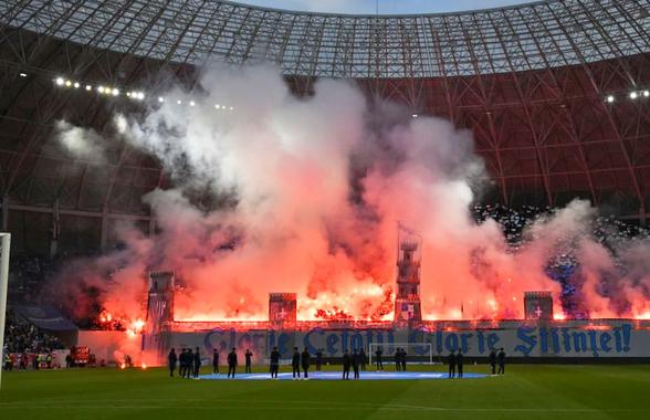 Oltenii au aprins peluza la meciul de titlu din Bănie! Demersul organizatorilor, imediat după golul de 2-0