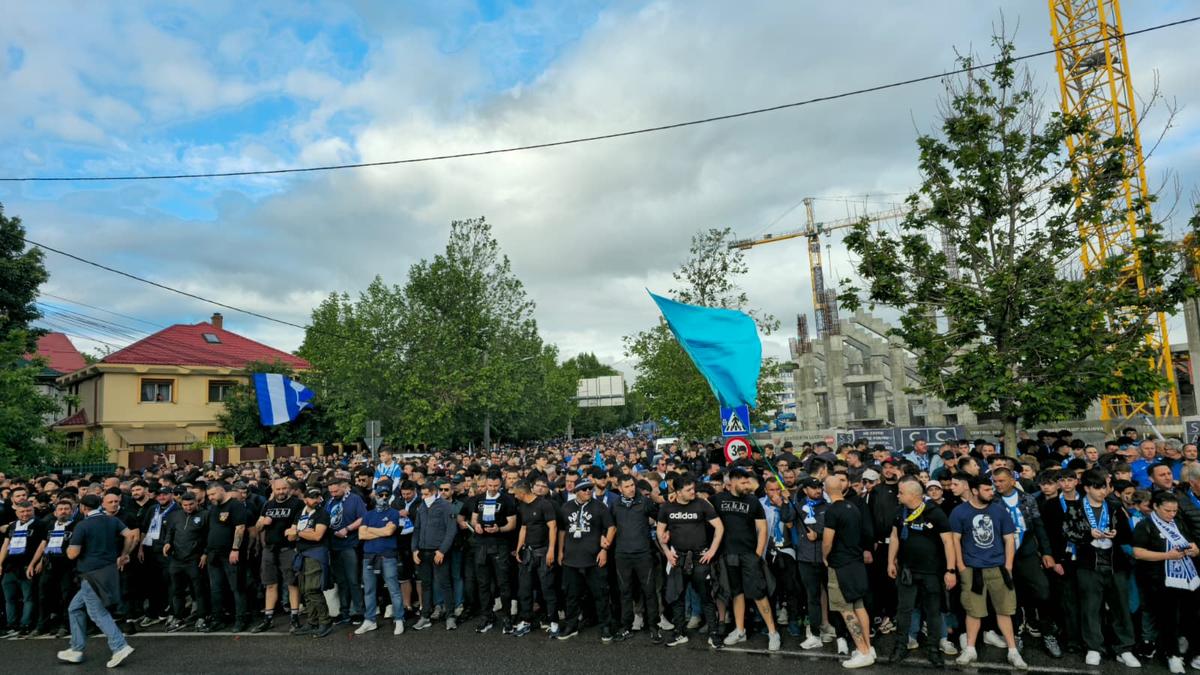 Universitatea Craiova - U Cluj: imagini înainte de meci