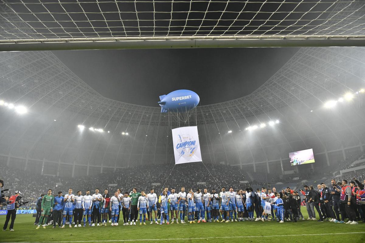Bucurie imensă la Craiova, după ce echipa a câștigat campionatul