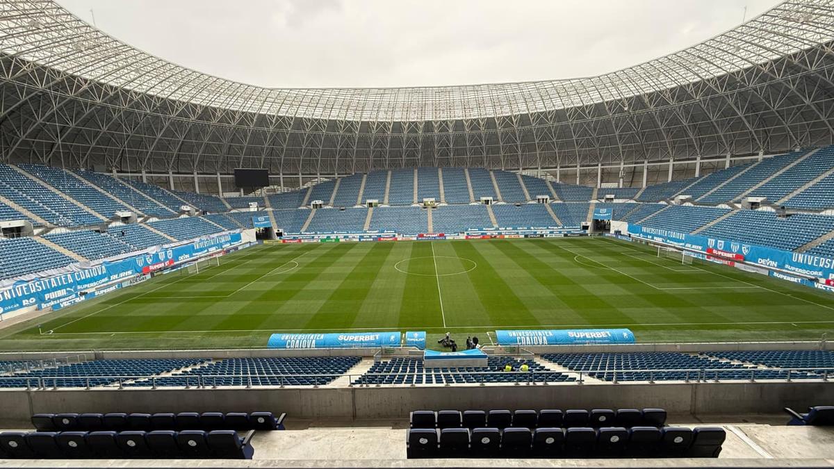 Universitatea Craiova - U Cluj: imagini înainte de meci