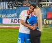 Ștefan Baiaram a sărbătorit titlul cucerit cu Universitatea Craiova împreună cu partenera lui, Cristina Răduț. Oltenii au devenit campioni la capătul meciului cu U Cluj, scor 5-0.