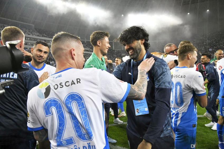 Filipe Coelho, salutându-l aici pe Cicâldău // foto: Cristi Preda (GSP)