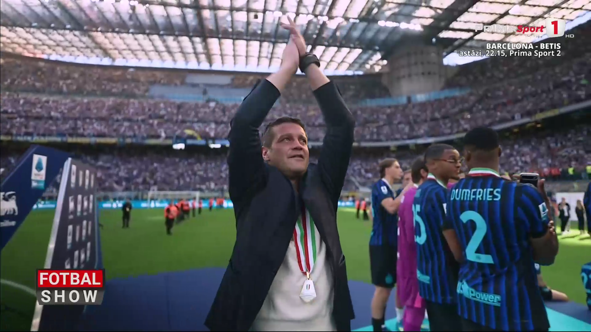 Cristi Chivu, descătușat la parada lui Inter! Accesoriul care a atras atenția, purtat de antrenor și de Marcus Thuram