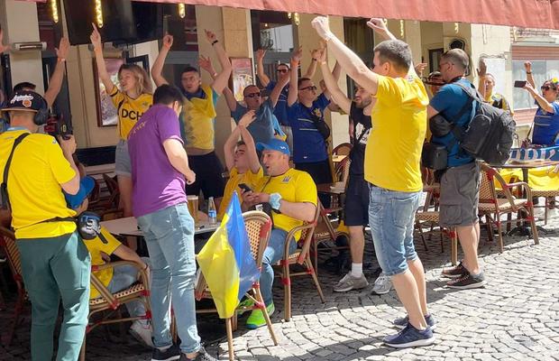 Suporterii străini, pregătiți de Ucraina - Macedonia de Nord! Ce au făcut în dimineața meciului