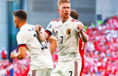 Danemarca - Belgia 1-2 » De Bruyne îi duce pe belgieni în „optimile” Euro 2020