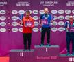 FOTO Seară memorabilă la Campionatul European de lupte U17: argint, aur și bronz pentru România!