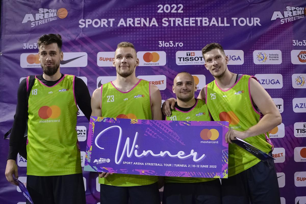 Finale spectaculoase de baschet 3x3 la Sport Arena Streetball, după un turneu furtunos
