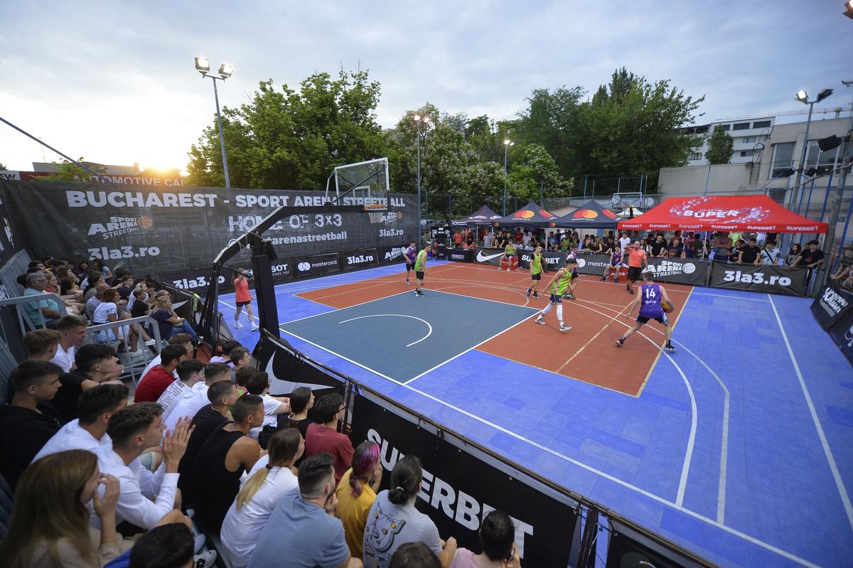 Finale spectaculoase de baschet 3x3 la Sport Arena Streetball, după un turneu furtunos