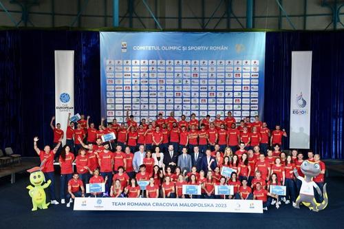 Sportivii din delegația României FOTO COSR