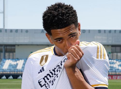 Jude Bellingham, în tricoul lui Real Madrid. 
Foto: Facebook @ Real Madrid CF