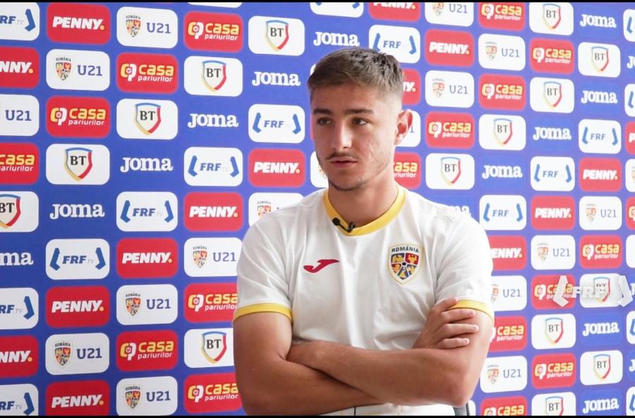 Victor Dican.
Foto: Captură FRF Tv Dan Petrescu vrea „perla” lui Gică Hagi. A luat BAC-ul cu 9,96, a terminat două facultăți și a mers cu un avion privat la examen