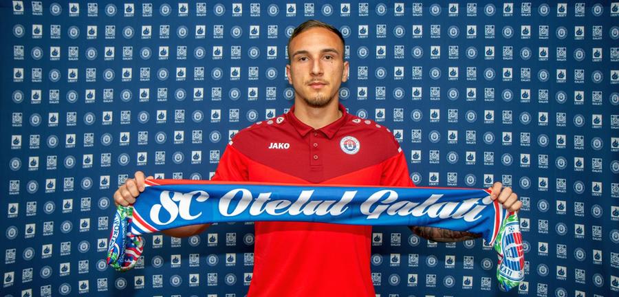 Aurelian Păun, prezentat la Oțelul Galați. Foto: ascotelul.ro Oțelul Galați a perfectat al 5-lea transfer al verii » Moldovenii au adus un jucător de la U Cluj