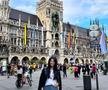 Corina Caragea a ajuns la Munchen! Într-o fustă scurtă, prezentatoarea de la Pro TV a făcut furori înainte de meciul România - Ucraina