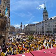 Fanii români înainte de meciul cu Ucraina de la Euro 2024, foto: Andrei Crăițoiu (GSP)