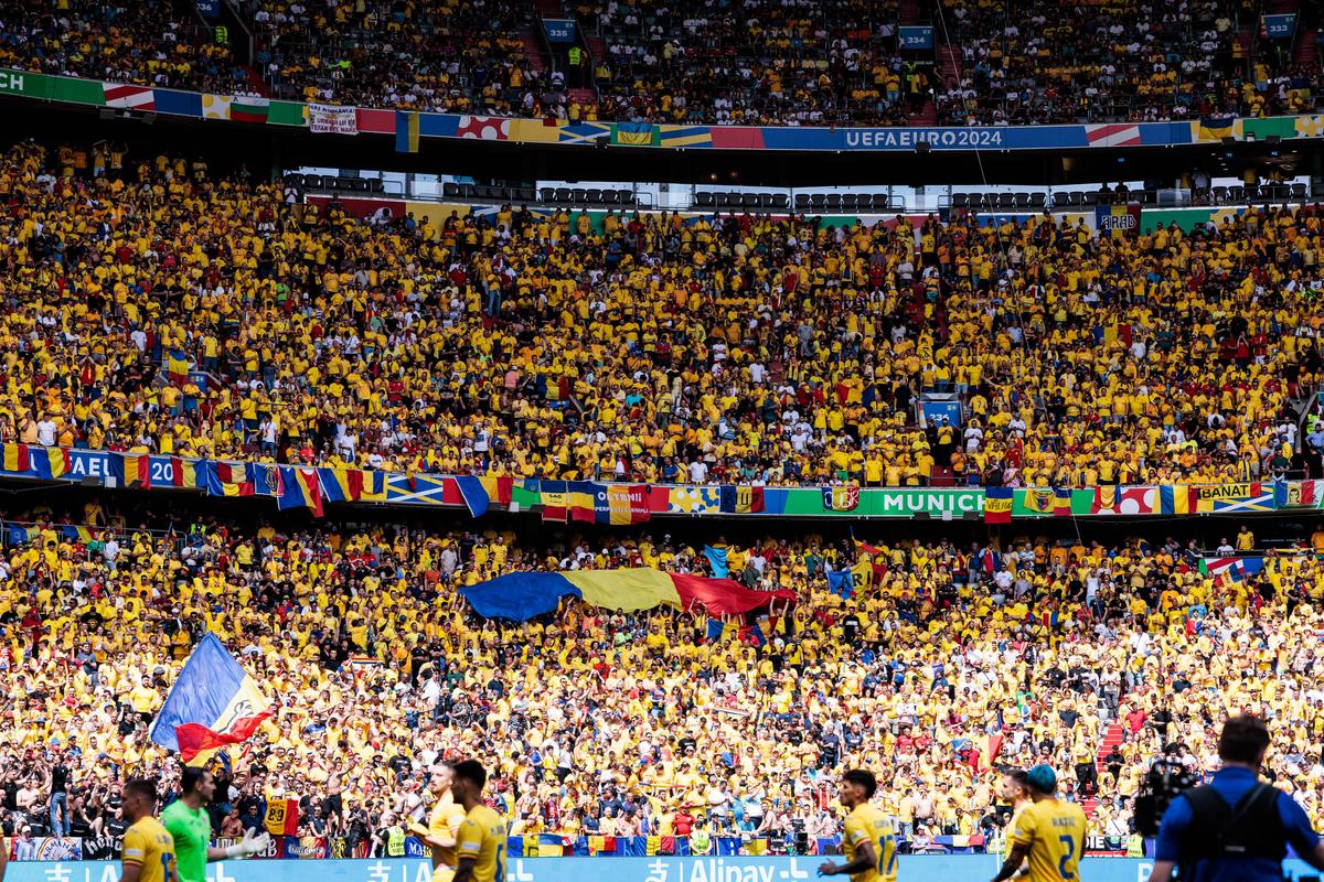 România - Ucraina, imagini tari surprinse în interiorul Allianz Arena