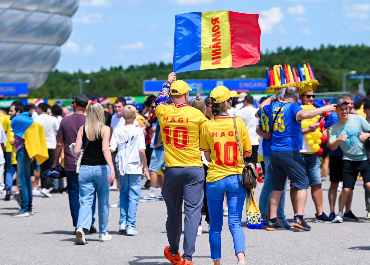 România - Ucraina, imagini tari surprinse în interiorul Allianz Arena