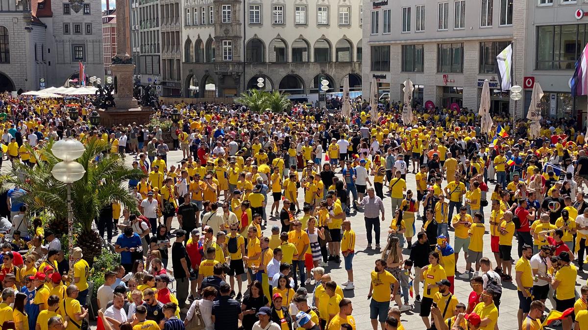 România - Ucrania, atmosferă fabuloasă înainte de primul meci de la Euro 2024