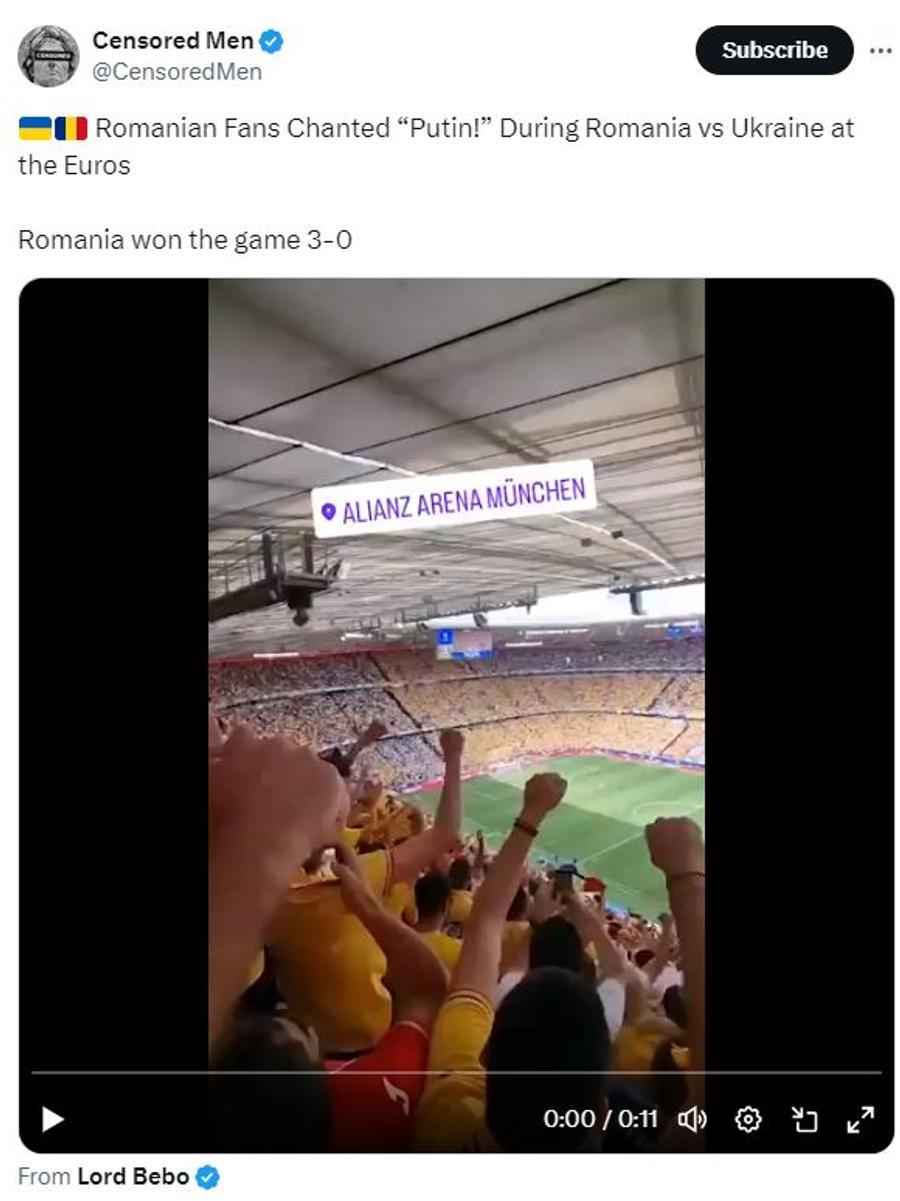Fake grosolan, propagat de marile publicații din Europa » Românii sunt acuzați că au scandat numele lui Putin!