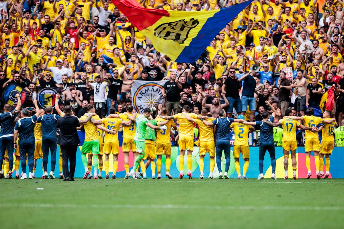 România - Ucraina, imagini tari surprinse în interiorul Allianz Arena