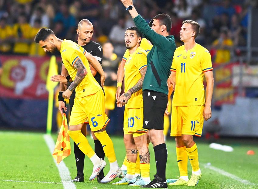 Marius Marin, Nicolae Stanciu si Nicușor Bancu în tricoul naționalei României, foto: Imago