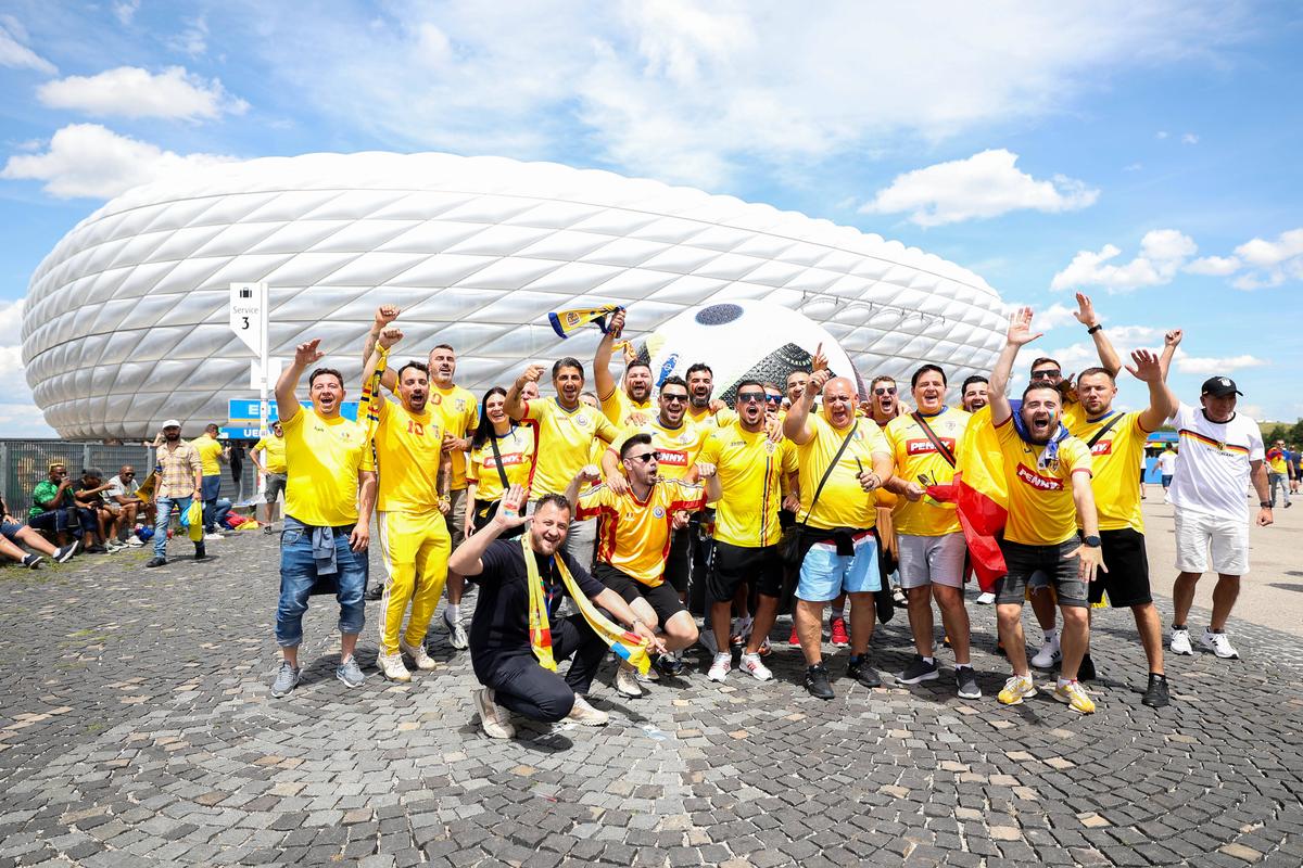 România - Ucraina, imagini tari surprinse în interiorul Allianz Arena