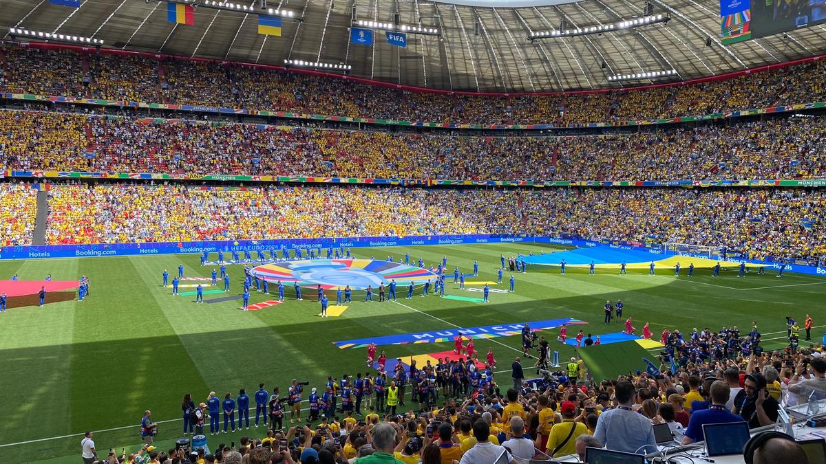 România - Ucraina, imagini tari surprinse în interiorul Allianz Arena