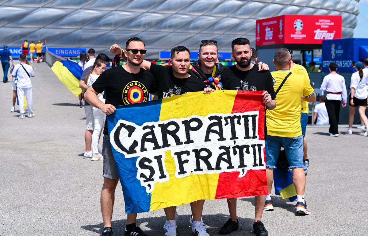 România - Ucraina, imagini tari surprinse în interiorul Allianz Arena