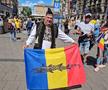 Un suporter român s-a prezentat la Munchen în port popular și cu lupul dacic pe tricolor: „Să fie puternici, la fel cum au fost mii de ani înainte!”