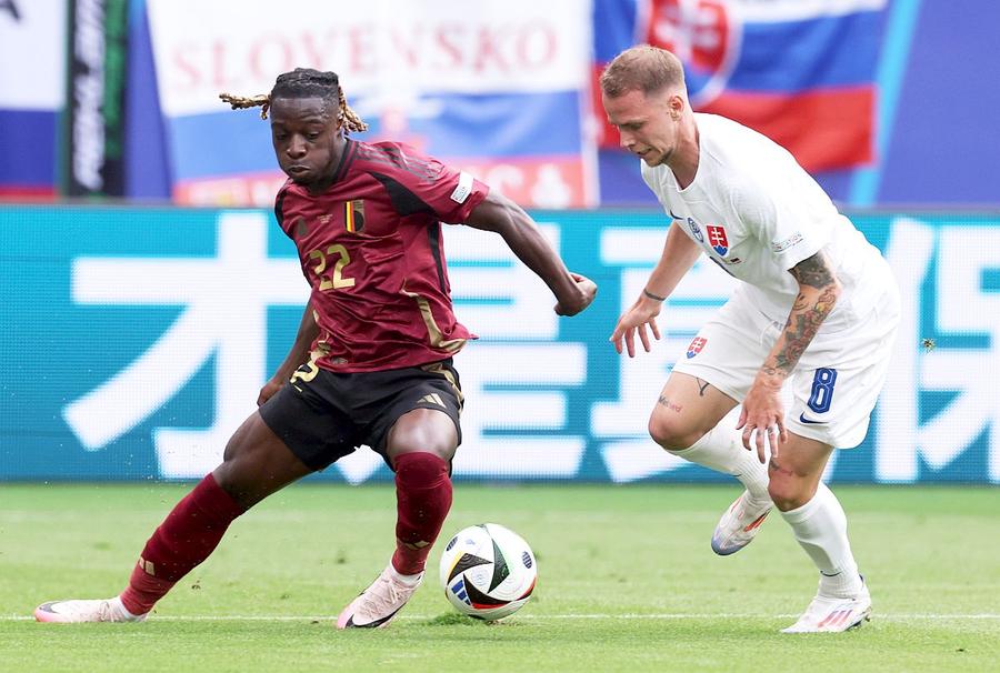 Jeremy Doku a fost poate cel mai primejdios jucător belgian // foto: Guliver/gettyimages Belgienii nu se joacă! „Vreau să câștig turneul”