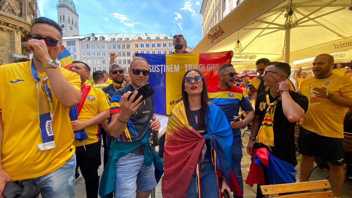 România - Ucrania, atmosferă fabuloasă înainte de primul meci de la Euro 2024