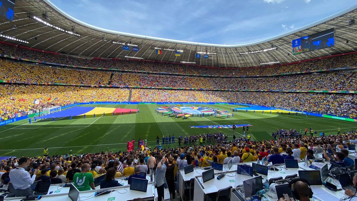 România - Ucraina, imagini tari surprinse în interiorul Allianz Arena