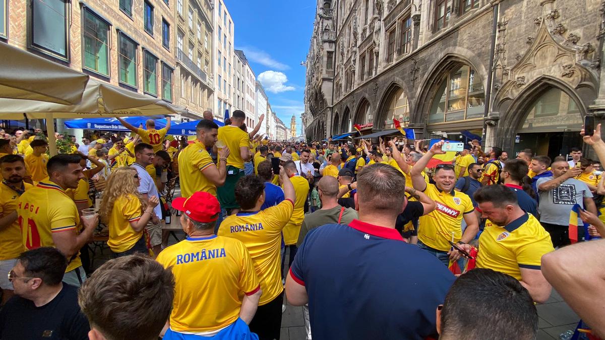 România - Ucrania, atmosferă fabuloasă înainte de primul meci de la Euro 2024