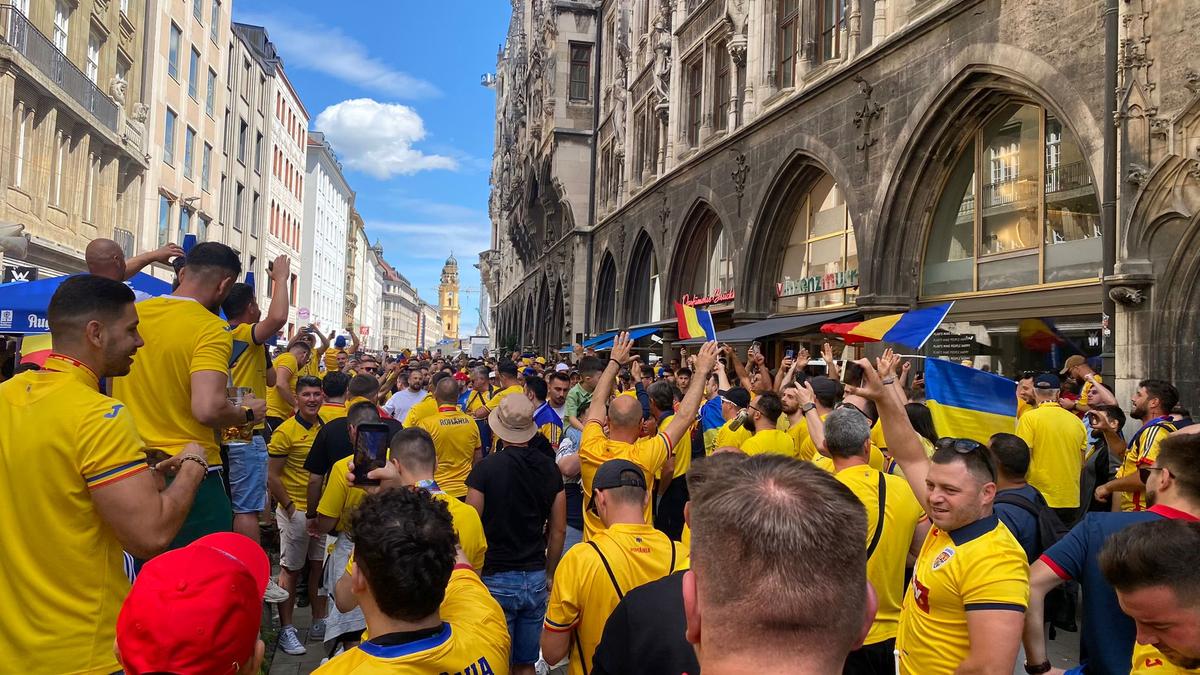 România - Ucrania, atmosferă fabuloasă înainte de primul meci de la Euro 2024