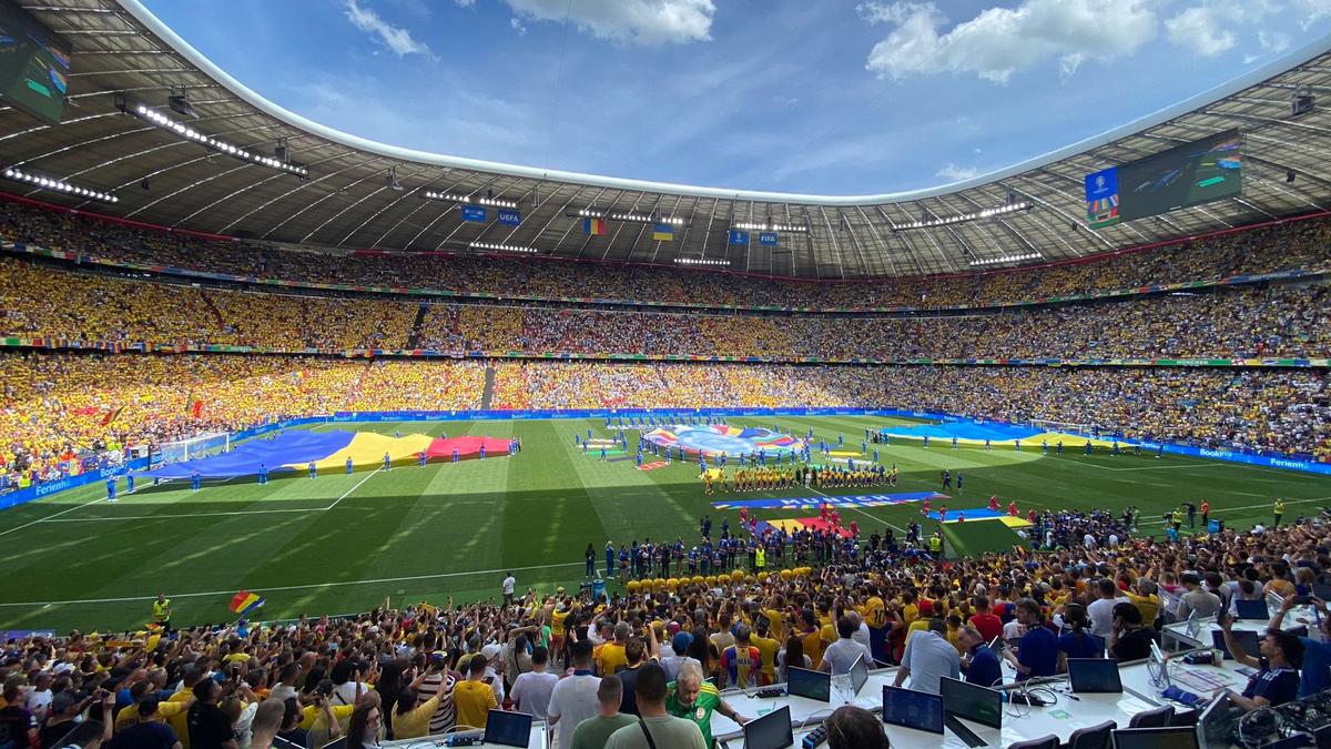 România - Ucraina, imagini tari surprinse în interiorul Allianz Arena