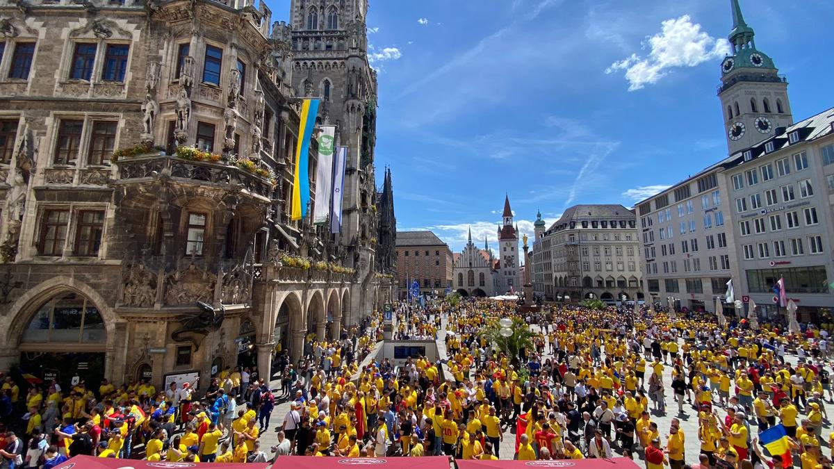 România - Ucrania, atmosferă fabuloasă înainte de primul meci de la Euro 2024