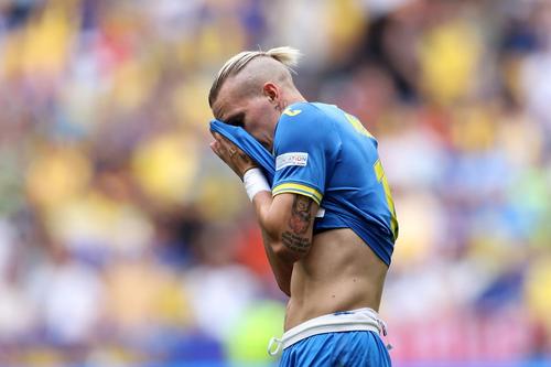 Mykhaylo Mudryk, un monument al deznădejdii după 0-3 cu România / Foto: GettyImages