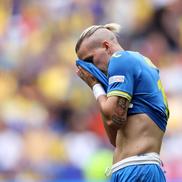 Mykhaylo Mudryk, un monument al deznădejdii după 0-3 cu România / Foto: GettyImages