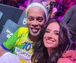 Ramona Păun, alături de Ronaldinho / Foto: Facebook
