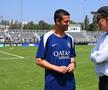Cristi Chivu și actorul Clive Owen, în cantonamentul lui Inter din Los Angeles / Foto: inter.it
