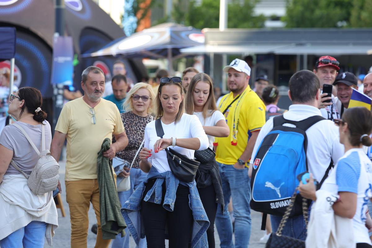 România U21 - Slovacia U21, imagini înaintea partidei de la Campionatul European din Slovacia